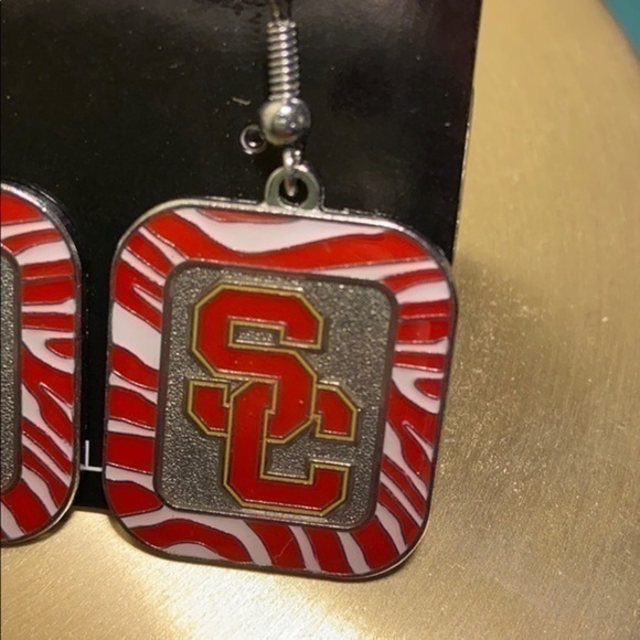 USC University of Southern California Earrings - Picture 2 of 5